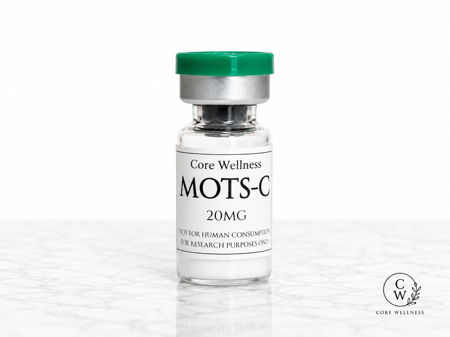 MOTS-C 20mg research peptide vial - Core Wellness